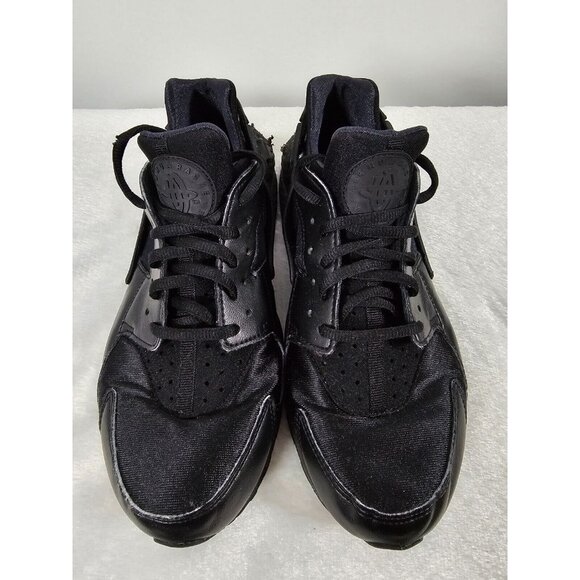 Size 8.5 - Nike Air Huarache Run Triple Black-634835-012 - Picture 2 of 9
